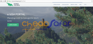 آموزش تصویری کامل کردن فرم ویزای الکترونیکی (E-viza)گرجستان